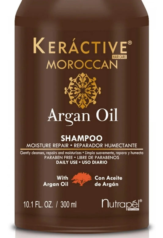 Nutrapel Keractive Moroccan Argan Oil Shampoo 300ml