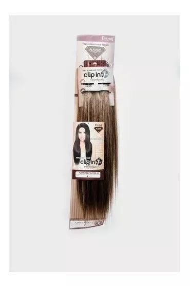 Extension De Cabello Clip In 7 P 100% Fibra Natural