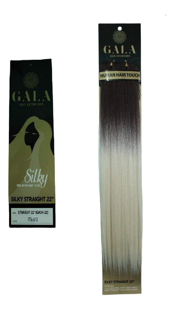 Extensiones Gala Silky Cabello Lacia 100% Fibra Natural de 22 Pulgadas
