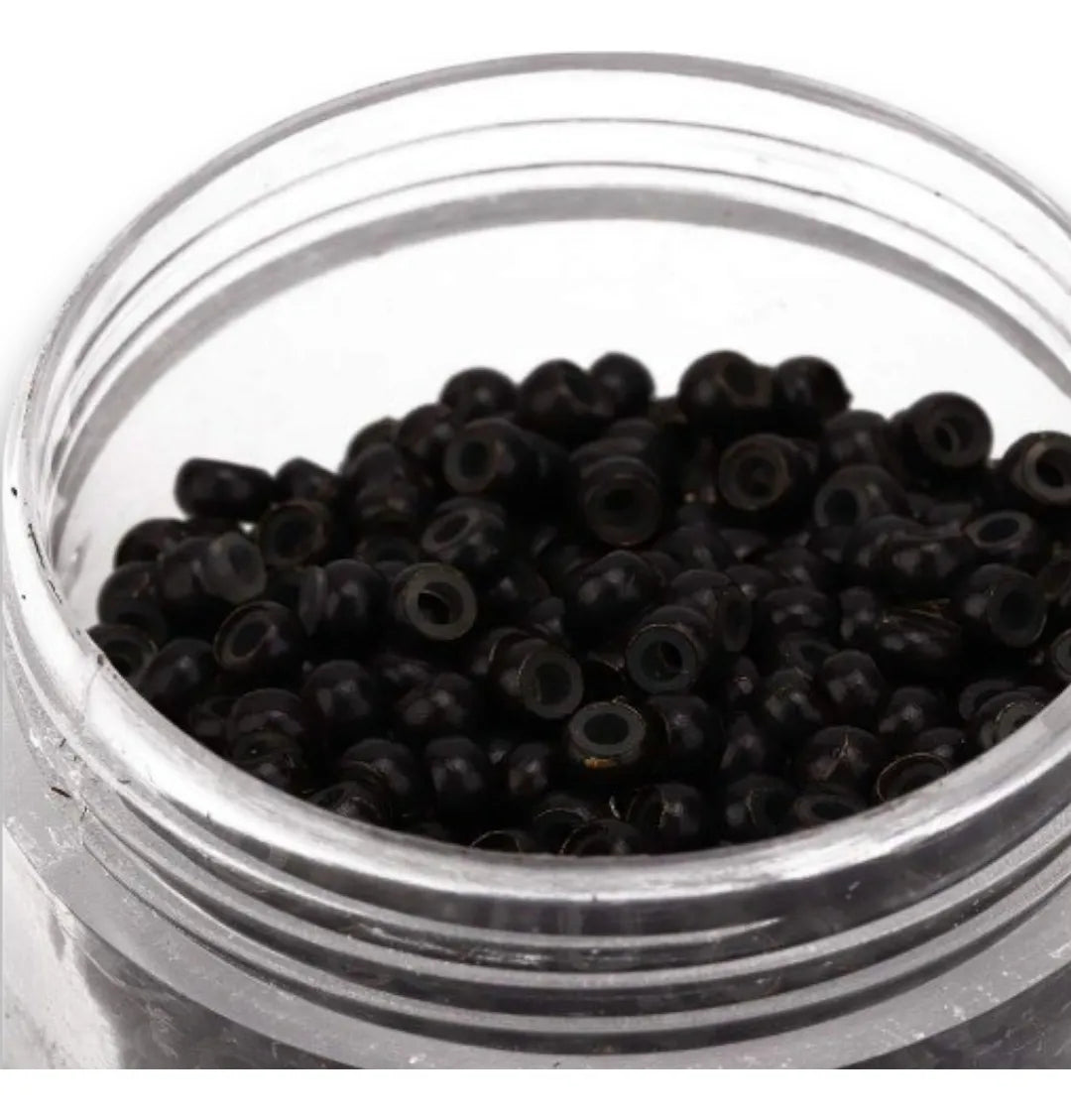 Nano Ring Para Extensiones De Cabello 500 Pzas. Color Negro