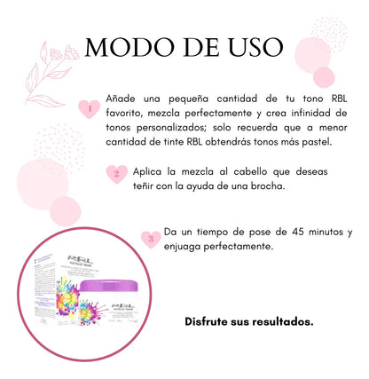 Matizador RBL Matizadores nutrapel tono neutral para cabello