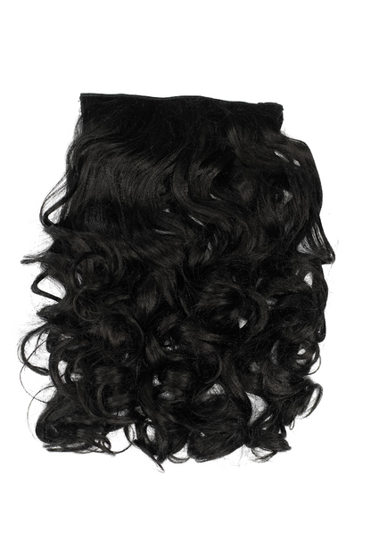 Extension Halo Gala Extra Volumen Ondulada Clip In 1 Cortina 22 Pulgadas #1B