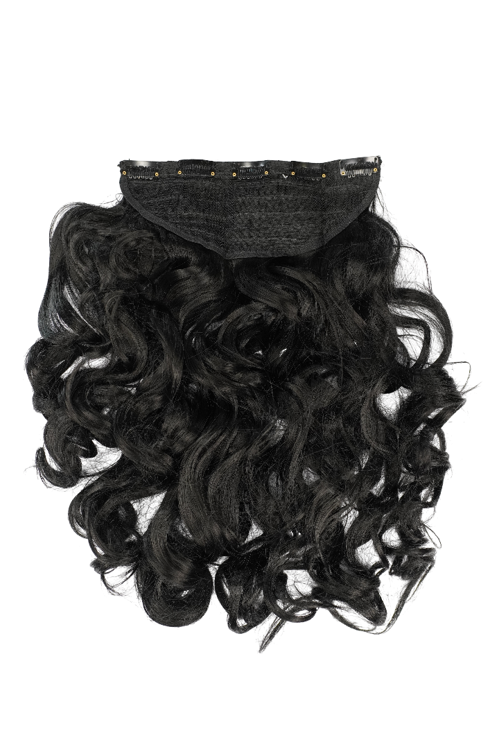 Extension Halo Gala Extra Volumen Ondulada Clip In 1 Cortina 22 Pulgadas #1B