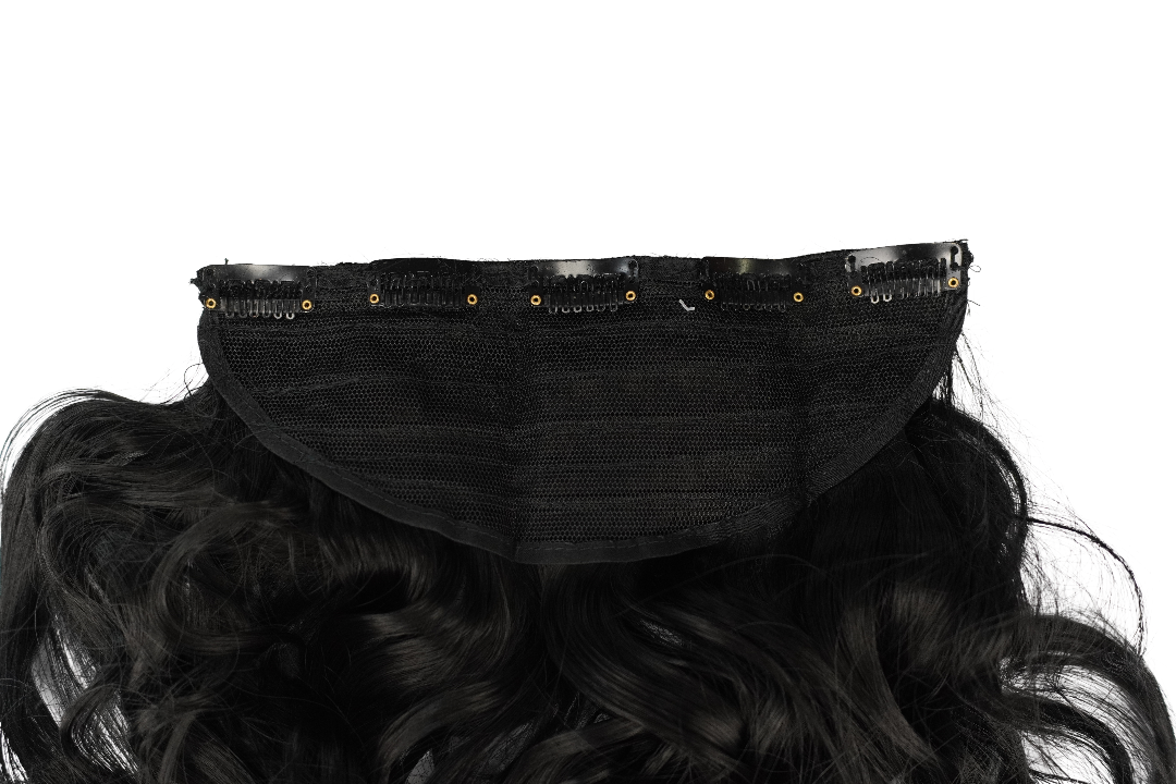 Extension Halo Gala Extra Volumen Ondulada Clip In 1 Cortina 22 Pulgadas #1B