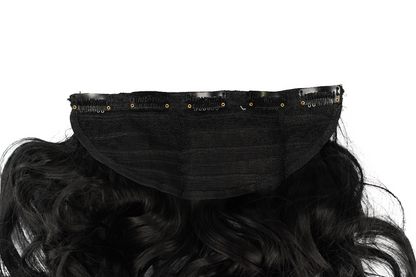 Extension Halo Gala Extra Volumen Ondulada Clip In 1 Cortina 22 Pulgadas #1B