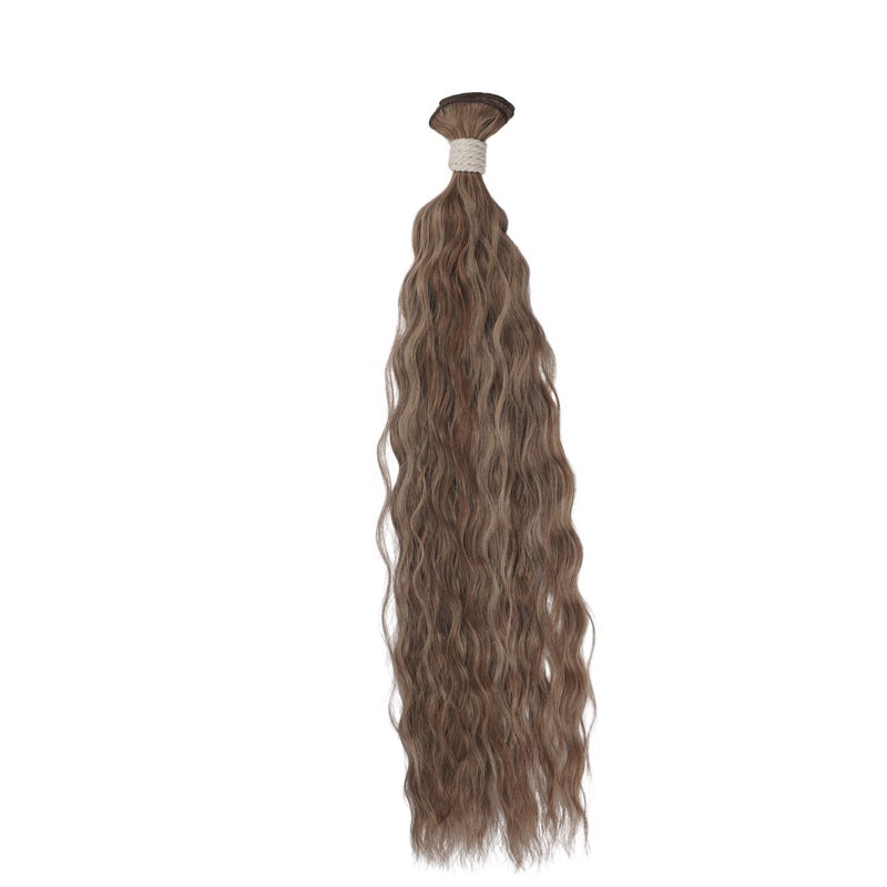 Extension Cabello Gala Coleta Premium 100% Fibra Natural 24 PLG Ondulada
