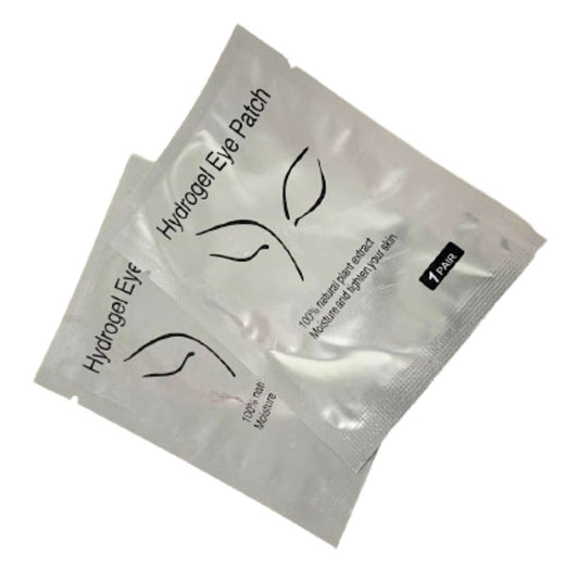 10 GALA PARCHES PARA PESTAÑA PLATA BOLSA