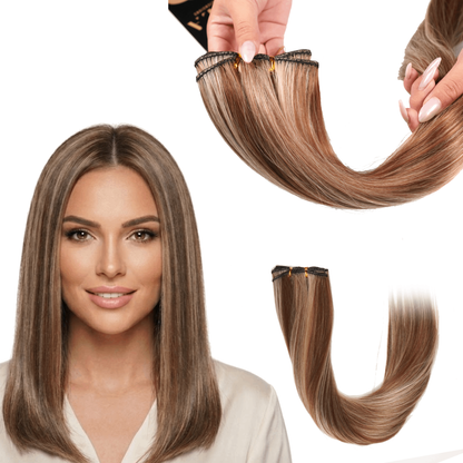 Extensiones Gala Silky Cabello Lacia 100% Fibra Natural de 22 Pulgadas
