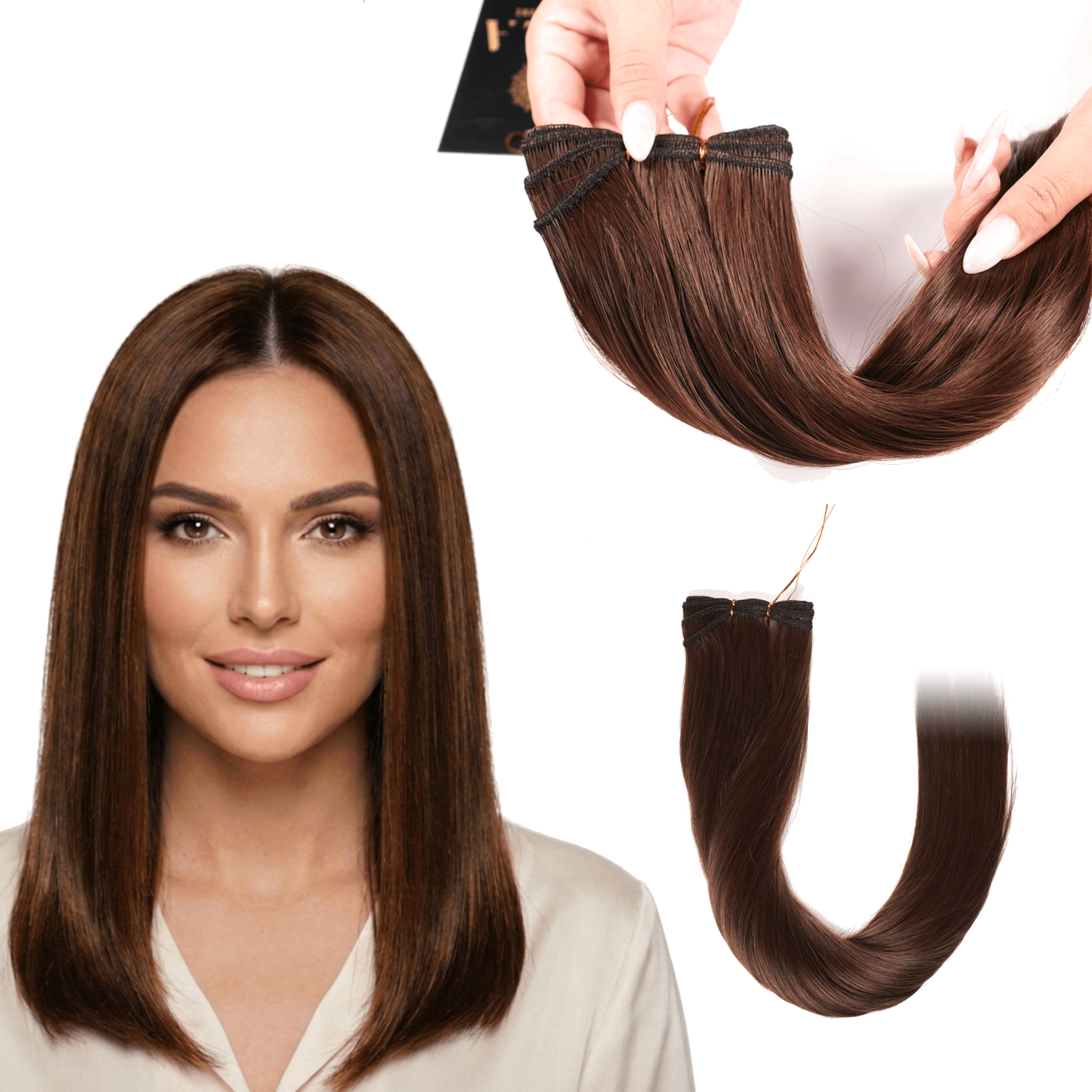 Extensiones Gala Silky Cabello Lacia 100% Fibra Natural de 22 Pulgadas