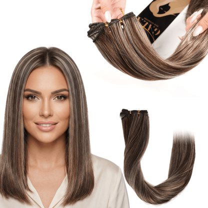 Extensiones Gala Silky Cabello Lacia 100% Fibra Natural de 22 Pulgadas