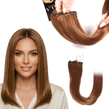 Extensiones Gala Silky Cabello Lacia 100% Fibra Natural de 22 Pulgadas