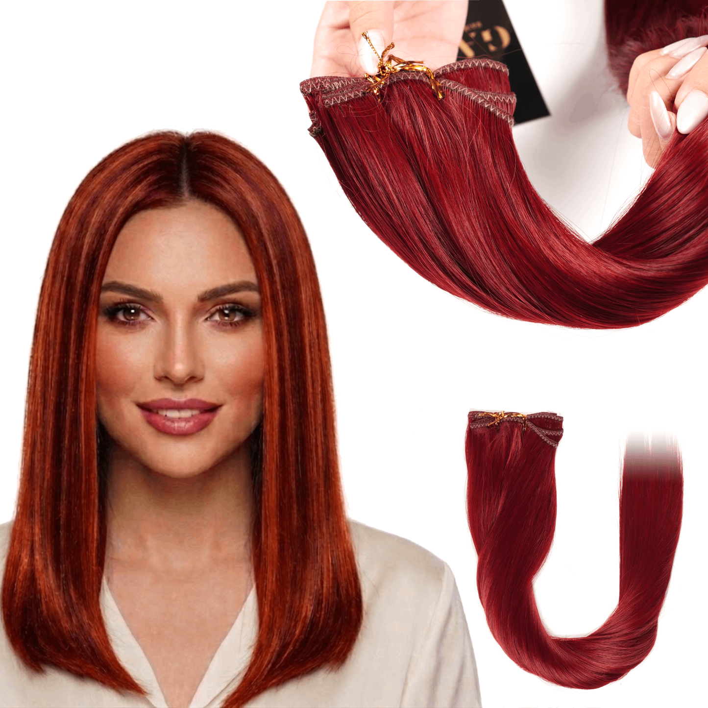 Extensiones Gala Silky Cabello Lacia 100% Fibra Natural de 22 Pulgadas