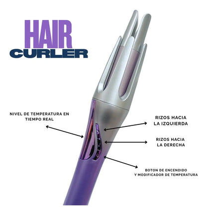 Rizador Automático Para Cabello Giratorio Ceramica 32mm