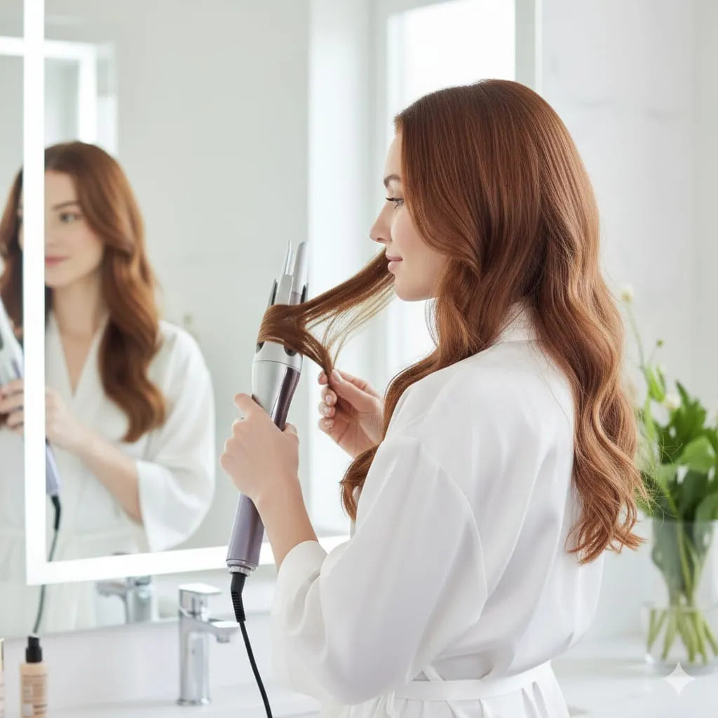 Rizador Automático Para Cabello Giratorio Ceramica 32mm