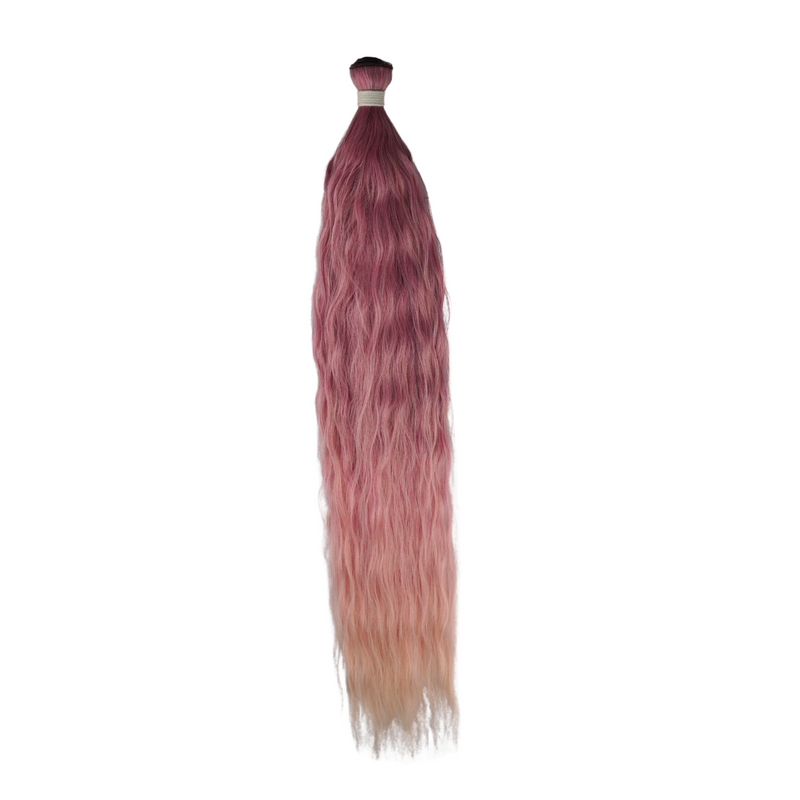 Extension Cabello Gala Coleta Premium 100% Fibra Natural 24 PLG Ondulada